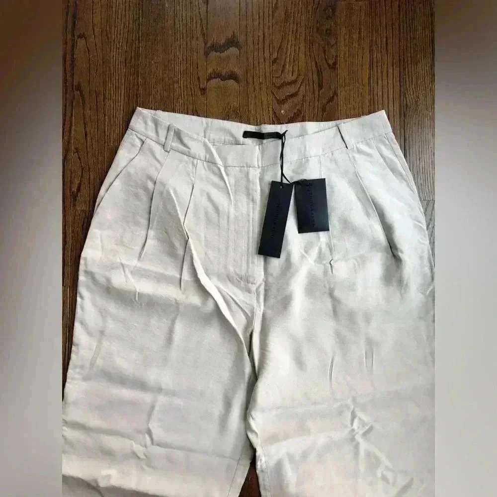 Jenni Kayne Women's 12 Jones Trousers in Tan - BRAND NEW W/TAGS! - Picture 5 of 14